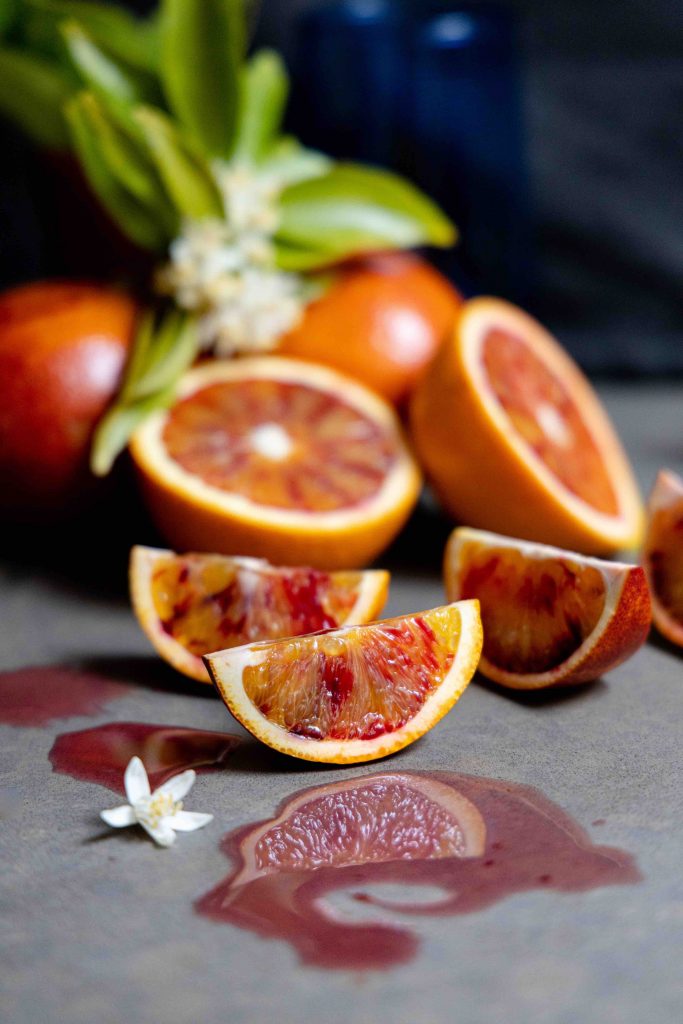 Tranches d'oranges sanguines
